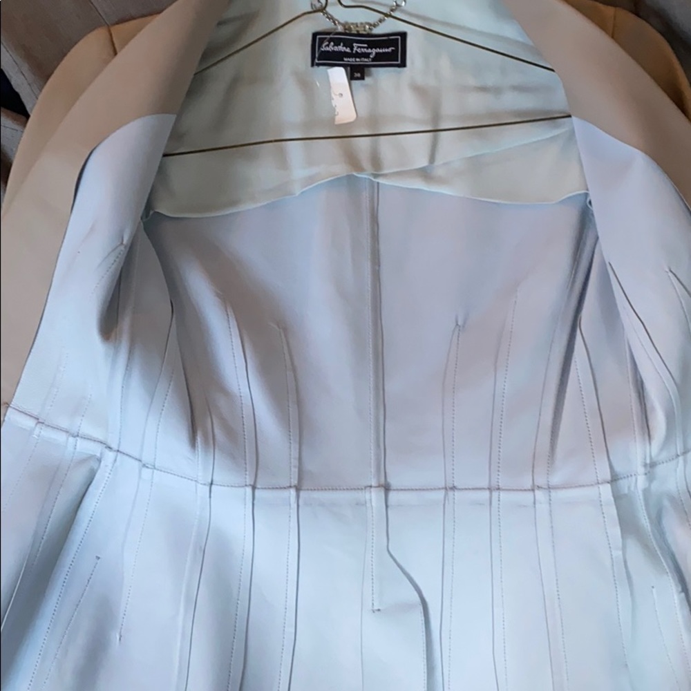 Salvatore Ferragamo Women’s leather jacket NWT - Picture 14 of 14